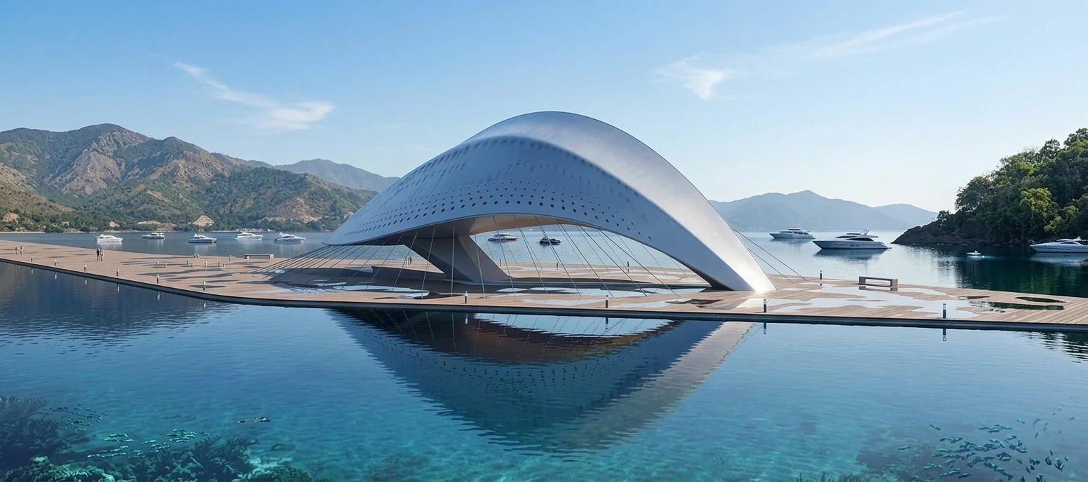Aquarium, Florida — render 1 di 3