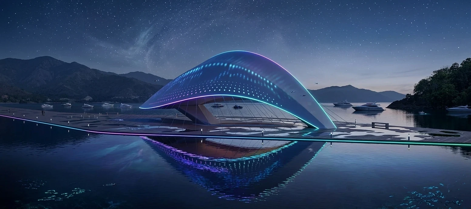 Aquarium, Florida — render 2 di 3