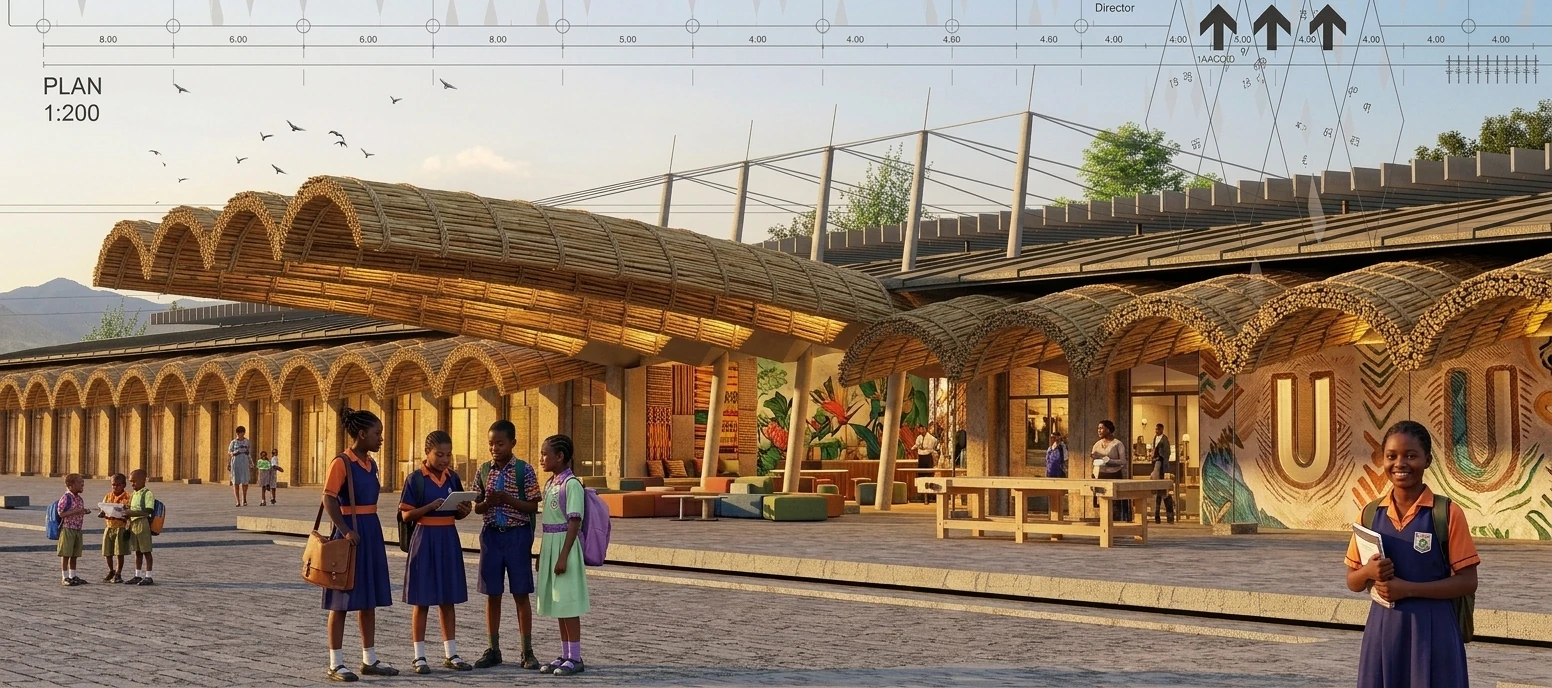 Elementari School, Malawi — render 1 di 2