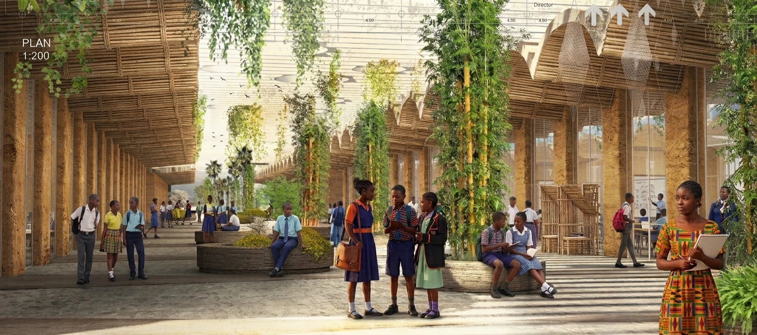 Elementari School, Malawi — render 2 di 2